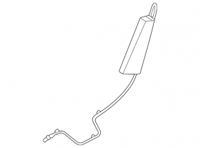 Kia K5 21-24 left seat airbag for electric seat, without lumbar support