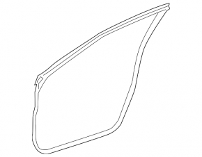Front right door seal Nissan Rogue 17-20 Japan build