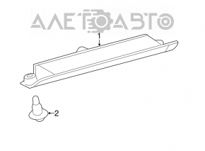 Brake light Toyota Prius V 12-17