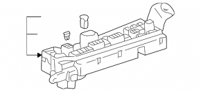 Toyota Corolla E12 02-08 D4D underhood fuse box