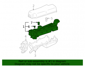 Toyota Corolla E12 02-08 D4D underhood fuse box