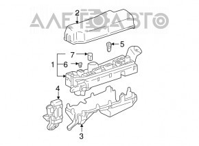 Toyota Corolla E12 02-08 D4D underhood fuse box