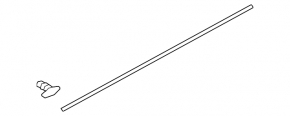 Door seal on the threshold left Audi Q3 8U 15-18