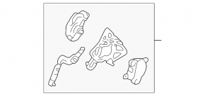 Actuator motor for the heater air conditioner of the Hyundai Tucson 22-25