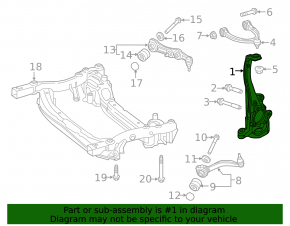 Front left axle shaft Mercedes C-class W205 300/350e 15-21 RWD