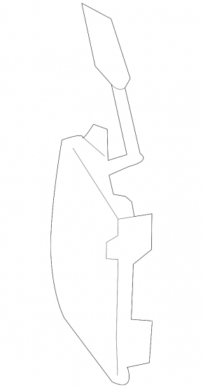 Mercedes E-class W212 14-16 front bumper towing hook cap