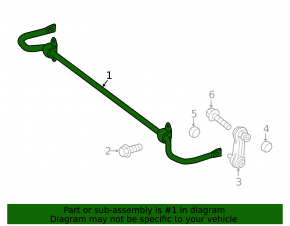 Rear stabilizer bar Mercedes A-class V177 19-22