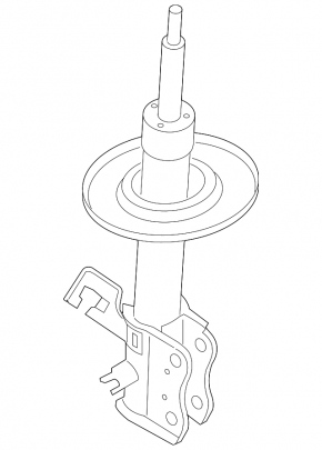 Shock absorber front left Nissan Sentra 13-19 1.8