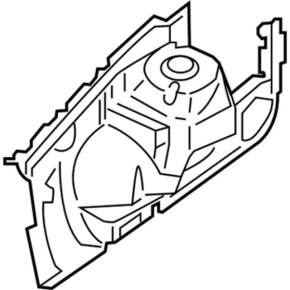 Front right quarter Ford Edge 19-24