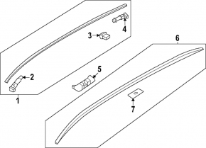 Right roof lining for Mazda CX-90 24-26