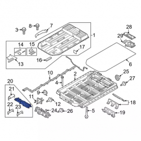 Fuse Box HVAC Assembly Ford Mustang Mach-E 21-23 AWD Standard Range