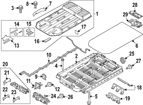 Fuse Box HVAC Assembly Ford Mustang Mach-E 21-23 AWD Standard Range