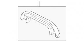 Mazda CX-50 23-25 gray rear right ceiling handle