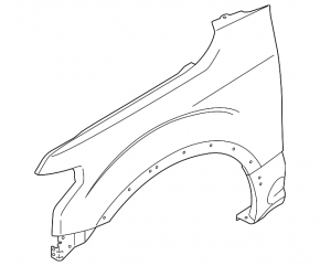Front right fender Ford F-150 15-20