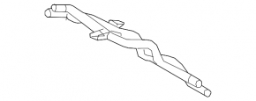 Cooling system pipes Lexus NX200t NX300 15-21