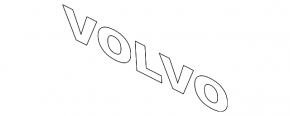 Volvo XC40 19-25 trunk door emblem VOLVO