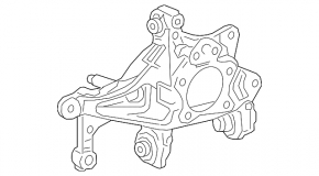 Rear left axle shaft for Toyota Camry v70 18-24 FWD