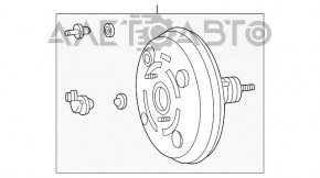 Toyota Highlander 20-22 3.5 vacuum booster under stop-go