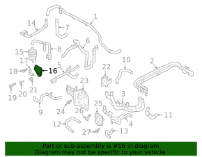 Coolant pump bracket for Audi E-Tron 19-23 (2 parts)
