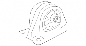 Rear engine mount for a 1993 Honda Accord hybrid