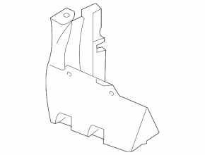 Rear bumper bracket right Subaru Forester 19-24 SK