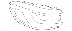Light outer wing left BMW X5 G05 19-23 LED