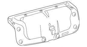 Trunk lid trim Lexus IS250 IS350 06-10