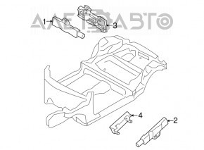 Keyless antenna BMW X2 F39 18-23 interior