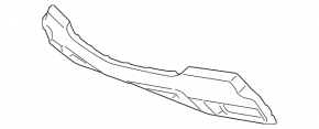 07-09 Acura MDX Front Bumper Lip