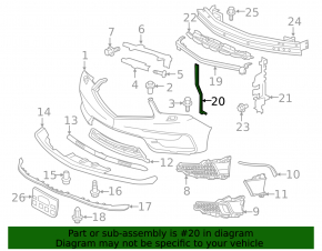 Hood lock plate Acura MDX 17-20 rest