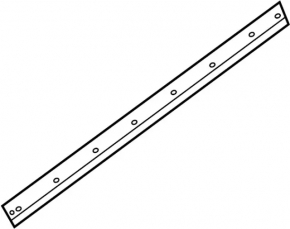 Front right door glass guide for Nissan Pathfinder 13-20