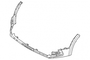 Front lower bumper for Kia Niro 2023-2025