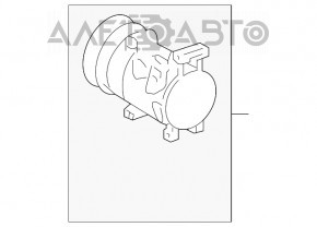Toyota Highlander 08-13 3.5 Air Conditioning Compressor