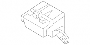 Kia K5 21-24 black interior trunk release button