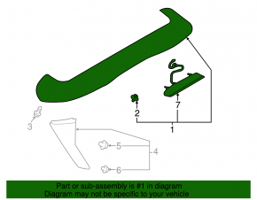 Subaru Impreza 17-23 Trunk Door Spoiler