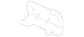 Mercedes C-class W205 17-21 AMG rear bumper tow hook cap pkg