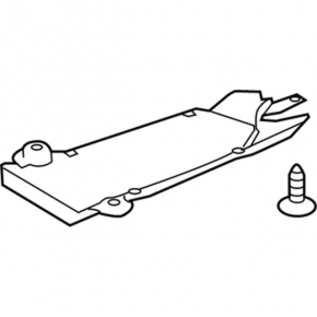 Lower radiator deflector Ford Explorer 12-15 sport