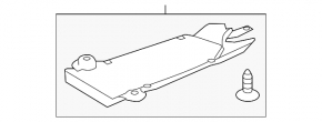 Lower radiator deflector Ford Explorer 12-15 sport