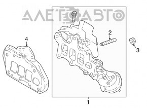Exhaust manifold Mazda CX-9 16-