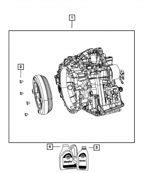 Automatic transmission assembly Jeep Compass 11-16 2.4 DAW AWD CVT Off-Road