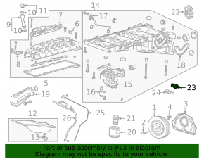 Oil Pressure Sensor GMC Terrain 18-21 LYX