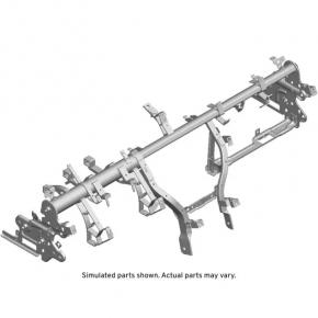 Cadillac ATS 13- under-torpedo reinforcement pipe