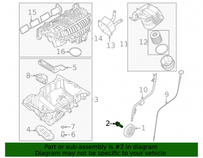 Crankshaft Pulley Bolt Hyundai Sonata 20- 2.5