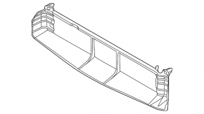 Lower radiator deflector Hyundai Tucson 22-26 2.5
