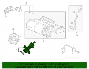 Fuel Vapor Purge Valve Honda CRV 17-22 1.5T, 2.0