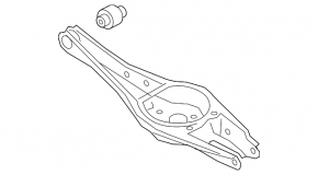 Lower control arm for rear left spring, Audi Q3 83A 19-25