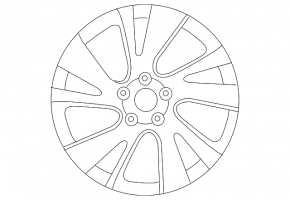 Wheel disk R20 Nissan Murano z52 15-16 curb