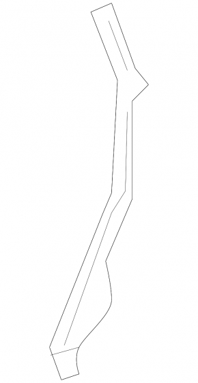 Front left fender seal lower Audi A6 C8 19-24