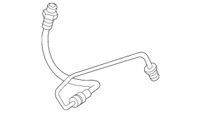 Front left brake hose with tube for Audi E-Tron 19-23