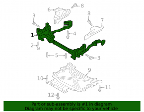 Front subframe Audi Q7 16-